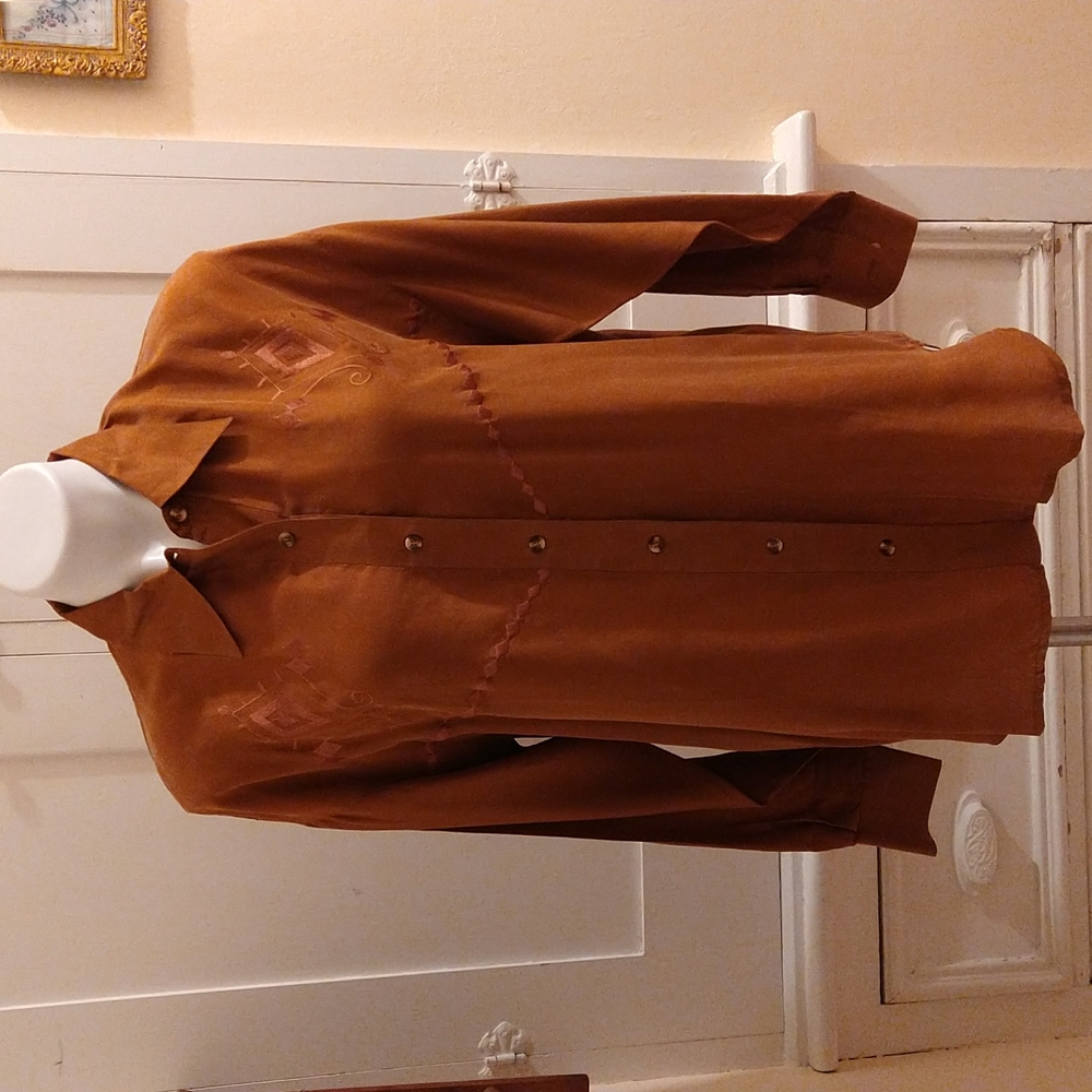 O'Keif &O'Keif Collection silk blouse Sz S